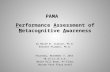 PAMA Performance Assessment of Metacognitive Awareness by Marné B. Isakson, Ph.D. Kenneth Plummer, Ph.D. Thursday, November 7, 2013 10:15-11:15 a.m. White.