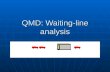 QMD: Waiting-line analysis. Overview Terminology Terminology Characteristics of Waiting-lines Characteristics of Waiting-lines Operating characteristics.