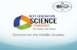 K-12 Alliance Science for the Middle Grades. NGSS Setting a New Course 2.