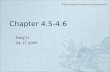Chapter 4.5-4.6 Fang Li 04-17-2009 《 Quantitative Seismic Interpretation 》