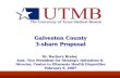Galveston County 3-share Proposal Dr. Barbara Breier, Asst. Vice President for Strategic Initiatives & Director, Center to Eliminate Health Disparities.