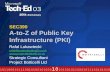 SEC390 A-to-Z of Public Key Infrastructure (PKI) Rafal Lukawiecki rafal@projectbotticelli.co.uk  Strategic Consultant Project.