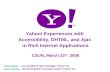 Yahoo! Confidential1 Yahoo! Experiences with Accessibility, DHTML, and Ajax in Rich Internet Applications CSUN, March 23 rd, 2006 Victor TsaranVictor Tsaran
