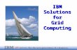 IBM Solutions for Grid Computing. I. IT view on “GRID” II. IBM and GRID III. IBM Storage and GRID Index …