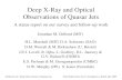 Ultra Relativisitic Jets in Astrophysics, Banff, July 2005Gelbord et al.: Deep Observations of Quasar Jets Deep X-Ray and Optical Observations of Quasar.