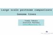 Large scale proteome comparisons Genome trees Fredj Tekaia Institut Pasteur tekaia@pasteur.fr.