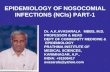 EPIDEMIOLOGY OF NOSOCOMIAL INFECTIONS (NCIs) PART-1 Dr. A.K.AVASARALA MBBS, M.D. PROFESSOR & HEAD DEPT OF COMMUNITY MEDICINE & EPIDEMIOLOGY PRATHIMA INSTITUTE.