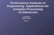 Performance Analysis of Engineering Applications for Complex Processing Architectures Kevin Sgroi Masters Project SUNYIT.