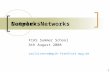 Networks FIAS Summer School 6th August 2008 raulvicente@mpih-frankfurt.mpg.de Complex Networks 1.