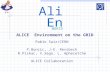 AliE n @GRID Pablo Saiz/CERN P.Buncic, J-E. Revsbech R.Piskac, V.Sego, L. Aphecetche ALICE Collaboration ALICE Environment on the GRID.