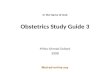 In the Name of God Obstetrics Study Guide 3 Mitra Ahmad Soltani 2008.
