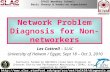 Http:// SPACE Weather School: Basic theory & hands-on experience Network Problem Diagnosis for Non-