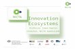 Innovation Ecosystems Professor Simon Kaplan Director, NICTA Queensland.