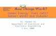 Green Energy: Fuel Cell? Solar? Wind? Our Future? Dr. Hayden So Department of Electrical and Electronic Engineering 3 Oct, 2008.