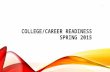 COLLEGE/CAREER READINESS SPRING 2015 1. 2 SEATING CHARTS ARE MANDATORY!! A seating chart MUST be used for every CCR assessment that is administered by.