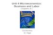 Unit 4 Microeconomics: Business and Labor Chapters 9.1 Economics Mr. Biggs.