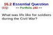 16.2Essential Question 16.2 Essential Question EQ >> Portfolio p92 > Portfolio p92