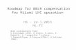 Roadmap for BBLR compensation for HiLumi LHC operation HS – 22-1-2015 HL-TC With contributions from: R.Steinhagen (GSI), R.Veness, R.Jones, S. Redaelli,
