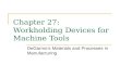 Chapter 27: Workholding Devices for Machine Tools DeGarmo’s Materials and Processes in Manufacturing.