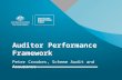 Auditor Performance Framework Peter Crookes, Scheme Audit and Assurance.