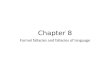 Chapter 8 Formal fallacies and fallacies of language.