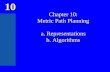 10 Chapter 10: Metric Path Planning a. Representations b. Algorithms.