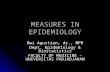 MEASURES IN EPIDEMIOLOGY Dwi Agustian, dr., MPH Dept. Epidemiology & Biostatistics FACULTY OF MEDICINE – UNIVERSITAS PADJADJARAN.