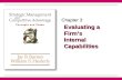 Evaluating a Firm’s Internal Capabilities Chapter 3.