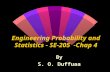 Engineering Probability and Statistics - SE-205 -Chap 4 By S. O. Duffuaa.