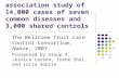 Genome-wide association study of 14,000 cases of seven common diseases and 3,000 shared controls The Wellcome Trust Case Control Consortium, Nature, 2007.