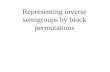 Representing inverse semigroups by block permutations.