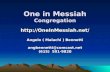 One in Messiah Congregation  Angelo ( Malachi ) Bennetti angbennetti@comcast.net (615) 591-9820.