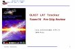Tracker Subsystem1 GLAST LAT Project FM16 PSR, Nov. 4, 2005 GLAST LAT Tracker Tower16 Pre-Ship Review Luca.latronico@pi.infn.it INFN-Pisa.