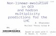 1 D. Kharzeev Nuclear Theory Group @ BNL Alice Club, CERN TH, May 14, 2007 Non-linear evolution in QCD and hadron multiplicity predictions for the LHC.