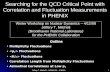 Jeffery T. Mitchell – WWND 08 – 4/12/08 1 Searching for the QCD Critical Point with Correlation and Fluctuation Measurements in PHENIX Winter Workshop.