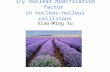 J/  nuclear modification factor in nucleus-nucleus collisions Xiao-Ming Xu.