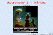 Astronomy 1 – Winter 2011 Lecture 6; January 14 2011.