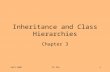 Fall 2007CS 2251 Inheritance and Class Hierarchies Chapter 3.