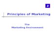The Marketing Environment 3 Principles of Marketing.