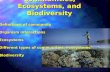 Communities, Ecosystems, and Biodiversity Definitions of community Organism interactions Ecosystems Different types of communities, ecosystems Biodiversity.
