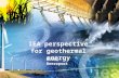© OECD/IEA 2010 Milou Beerepoot IEA perspective for geothermal energy.