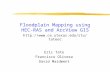Floodplain Mapping using HEC-RAS and ArcView GIS Eric Tate Francisco Olivera David Maidment .