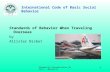Seamaster Presentation Series - Behavior 1 Standards of Behavior When Traveling Overseas by Allister Nisbet International Code of Basic Social Behavior.