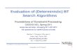 Foundations of Constraint Processing Evaluation to BT Search 1 Foundations of Constraint Processing CSCE421/821, Spring 2011 choueiry/S11-421-821