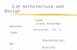 EJB Architecture and Design CS486 Global Knowledge Networks Instructor : Dr. V. Juggy Presentation by: Aravind Vinnakota.