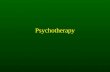 Psychotherapy. Overview What is psychotherapy? Who does psychotherapy? Approaches to psychotherapy. Classification of psychotherapies. Three examples.