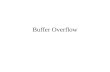 Buffer Overflow. Process Memory Organization.