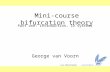 Mini-course bifurcation theory George van Voorn Part one: introduction, 1D systems.