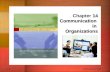 14-1©2005 Prentice Hall 14 Communication in Organizations Chapter 14 Communication in Organizations.