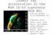 Cosmic ray acceleration in the MSH 14-63 supernova remnant (RCW 86) Eveline Helder (e.a.helder@uu.nl) together with: Jacco Vink, Cees Bassa, Aya Bamba,